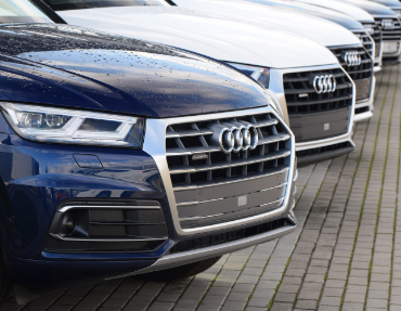 Line up row of Audis